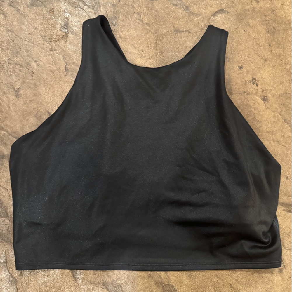 Athleta Conscious Crop Bra Top- Shine